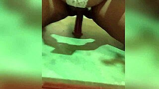 Chubby Devout Woman Shows Fiery Passion with Toy Play