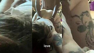 Black History Month special: white emo slut moans for black dominance in dorm room. Her cries echo through the walls.