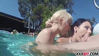 Best Friends Throw Wild Pool Party with Petite Teens and Hardcore Sex