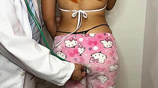 Doctor tricked innocent Latina teen into hard anal pounding