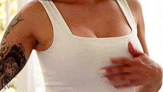 Man, check Billie Star guzzle cum after a wild DP threesome with her guy!