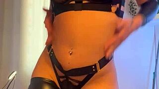 Masturbation Compilation of Horny Tattooed Brunette with Juicy Toys