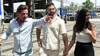 Man, check Billie Star guzzle cum after a wild DP threesome with her guy!
