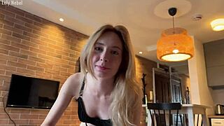 Waking up to steamy morning sex with your cute girlfriend. Her sweet moves captivate early.