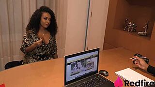 novinha rabuda jessyca arantes takes it in the pussy and does anal to pass the interview with felipe costa 😈