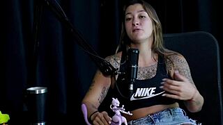 Flor De Damiana Performs Sensual Stripper Show Revealing Breasts And Discussing Virginity Loss.