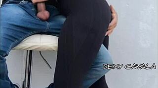 Brazilian Milf In Leggings Sucks Big Cock Then Swallows Cum In Gym Doggystyle Action