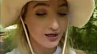 French girl takes BBC outdoors then gets destroyed in hotel room.
