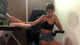 sexual psychologist craves my big cock and gets fucked in her tight pussy
