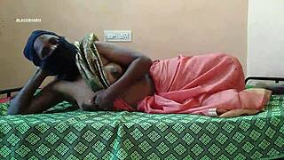 Indian Aunt's Thirsty Smooth Pussy In Dirty Talk