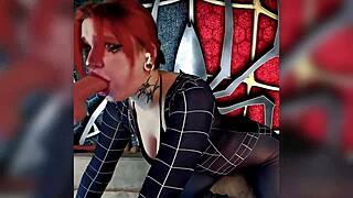 I reach a sensual orgasm as a beautiful red-haired cosplayer with dirty talk