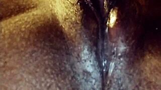 Yo, watch these ebony panties lovers dive into close up pussy licking for wet orgasm 😈