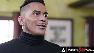 Bisexual Model Gets Fucked by Casting Agent Pristine Edge and Director in Double Penetration