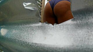 i caught latina sexy big butt on camera in beach dressing room
