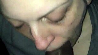 san delivers an amazing blow job that ends with full swallow